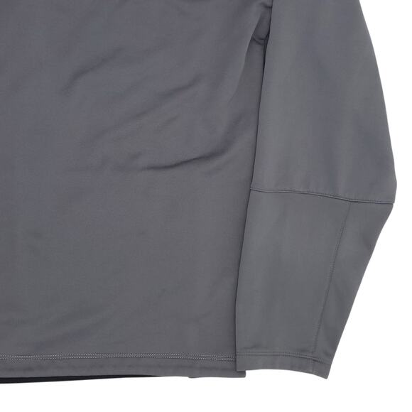 Nike Golf Jacket Mens Small Gray White Pullover 1/4 Zip Standard Therma Fit - Picture 12 of 12